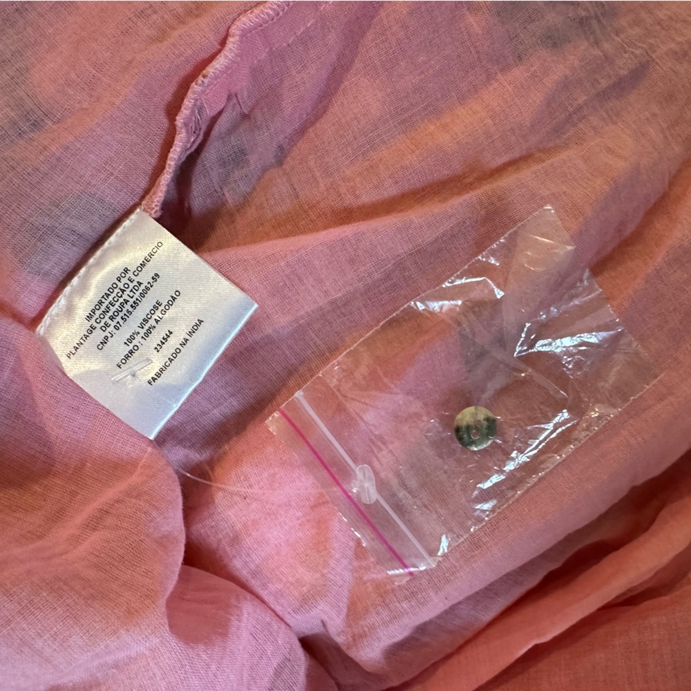 Farm Rio Halter Dress Pink Boto Chita - Picture 9 of 9